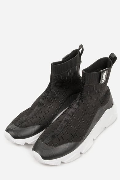 ΜΠΟΤΑΚΙΑ KARL LAGERFELD - K00 BLACK KNIT TEXTILE